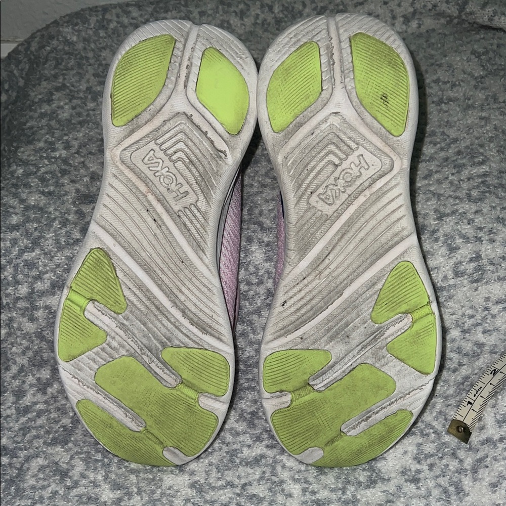 Hoka Women’s Solimar Pink & Blue Running Shoe with Lime Accents 2025 size 8.5 B - Picture 11 of 14